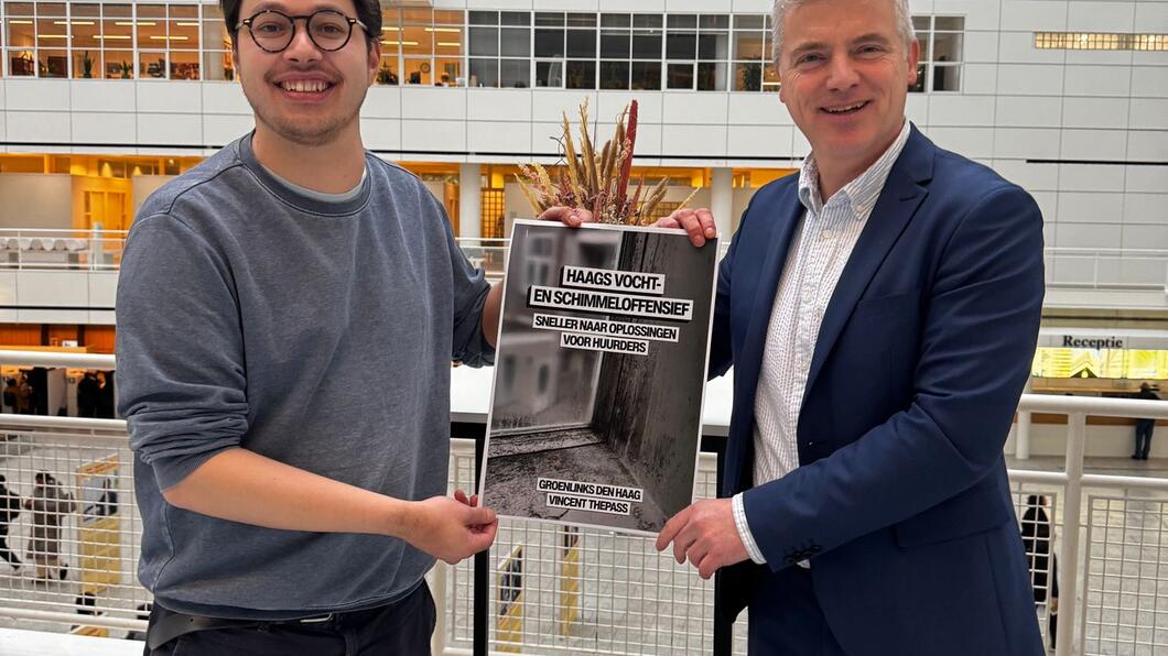 Vincent en Co Engberts met het rapport 