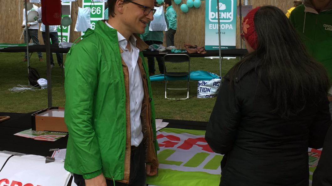 Dirk-Jan Koch op het bevrijdingsfestival in Den Haag