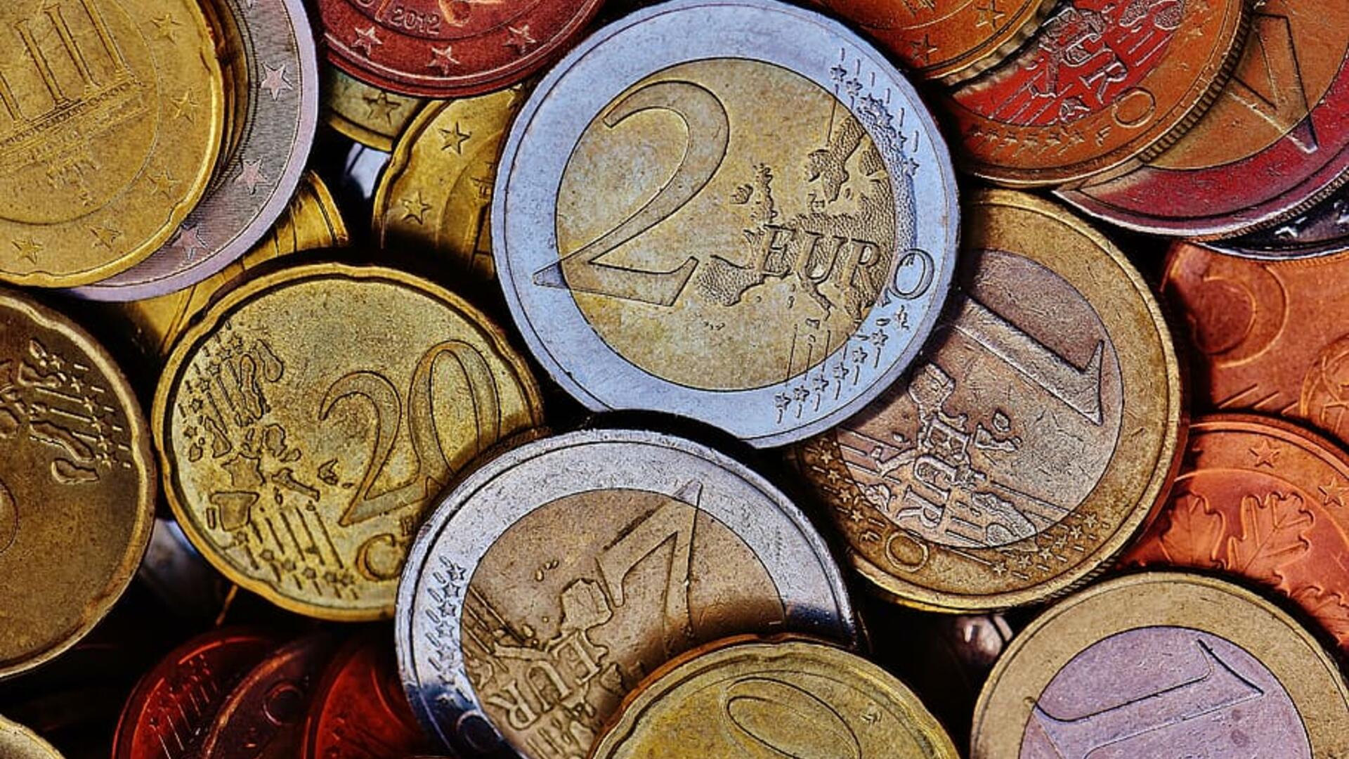 Euromunten geld