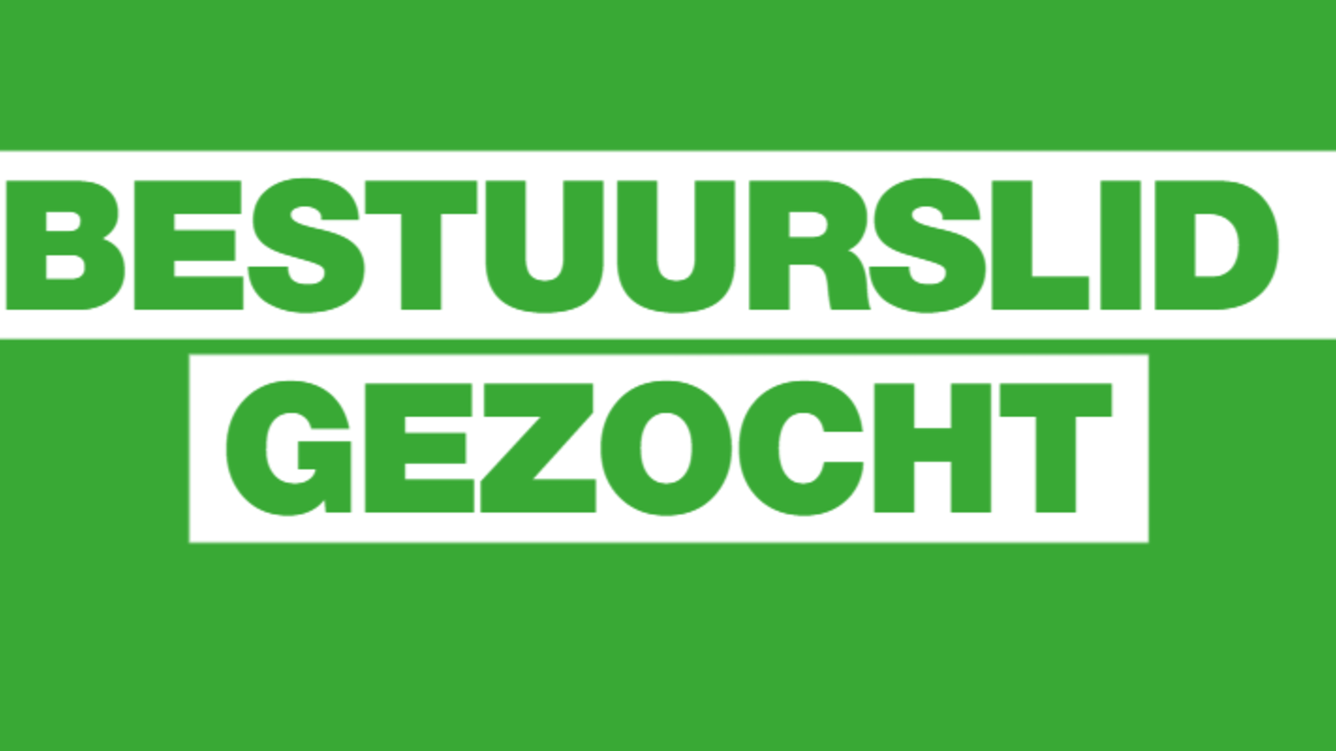 bestuurslid gezocht